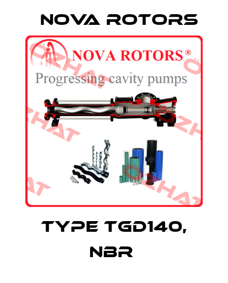 Type TGD140, NBR  Nova Rotors