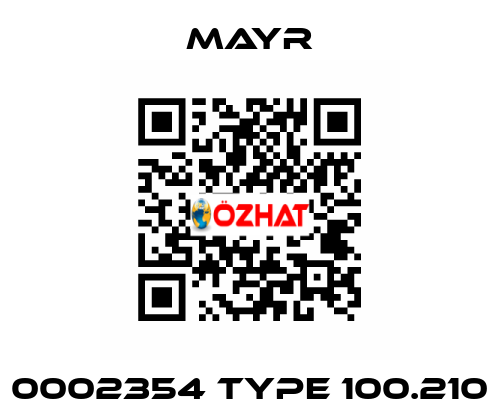 0002354 TYPE 100.210 Mayr
