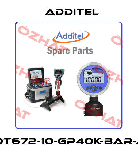 ADT672-10-GP40K-BAR-AF Additel