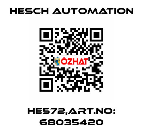 HE572,ART.NO: 68035420 Hesch Automation