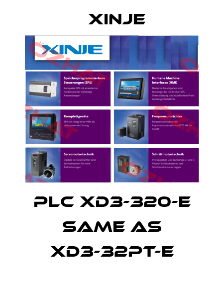PLC XD3-320-E same as XD3-32PT-E Xinje