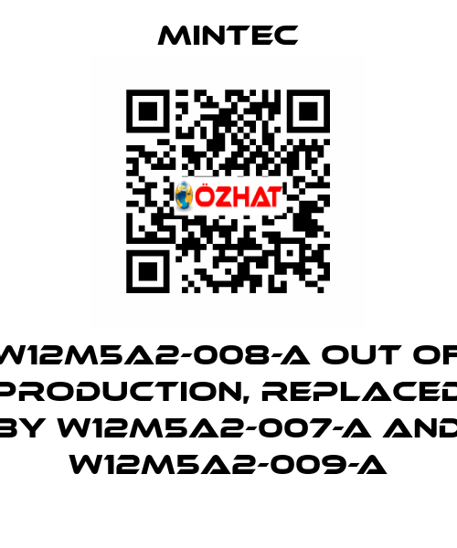 W12M5A2-008-A out of production, replaced by W12M5A2-007-A and W12M5A2-009-A MINTEC
