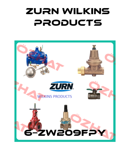 6−ZW209FPY Zurn Wilkins Products