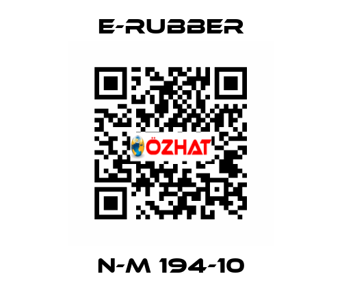 N-M 194-10 e-rubber