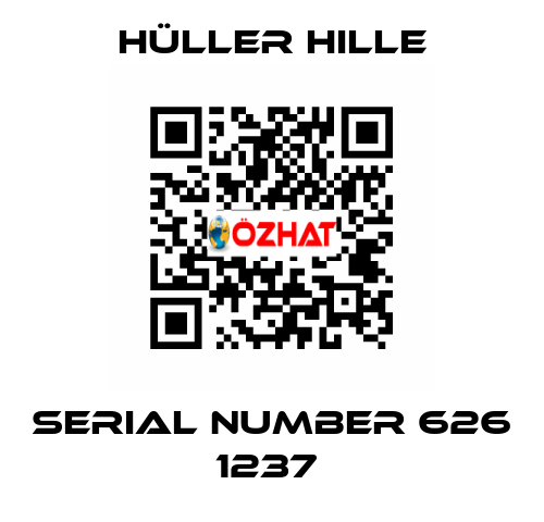 SERIAL NUMBER 626 1237  Hüller Hille
