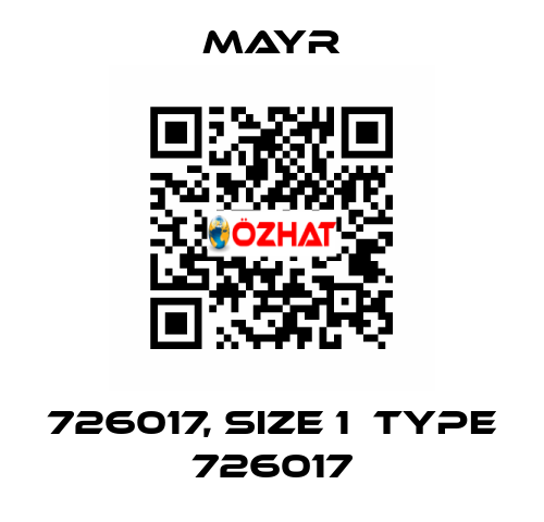 726017, size 1  type 726017 Mayr