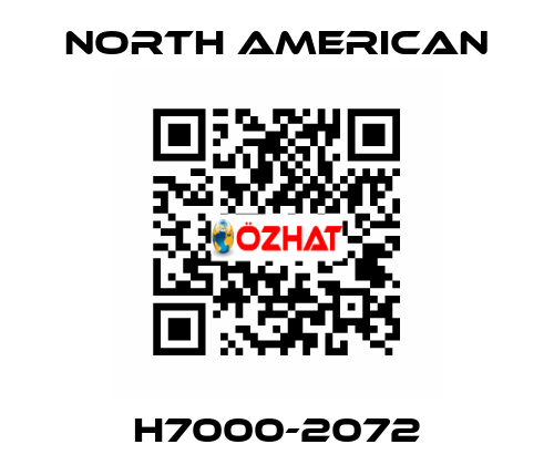 H7000-2072 NORTH AMERICAN
