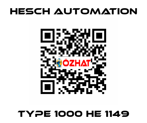 TYPE 1000 HE 1149 Hesch Automation