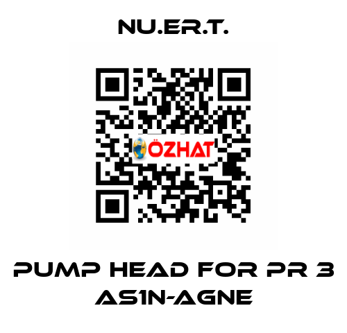 pump head for PR 3 AS1N-AGNE NU.ER.T.
