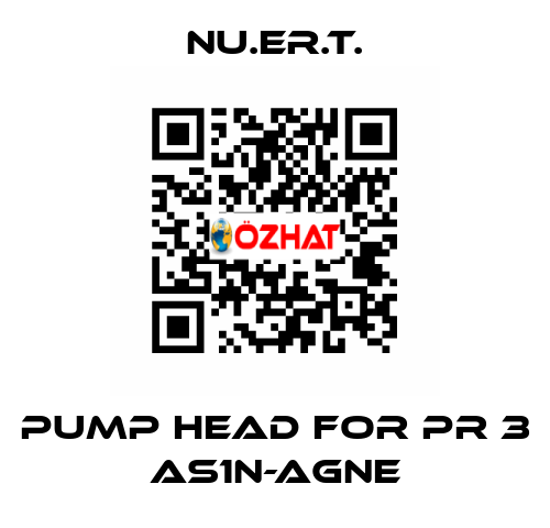 pump head for PR 3 AS1N_AGNE NU.ER.T.