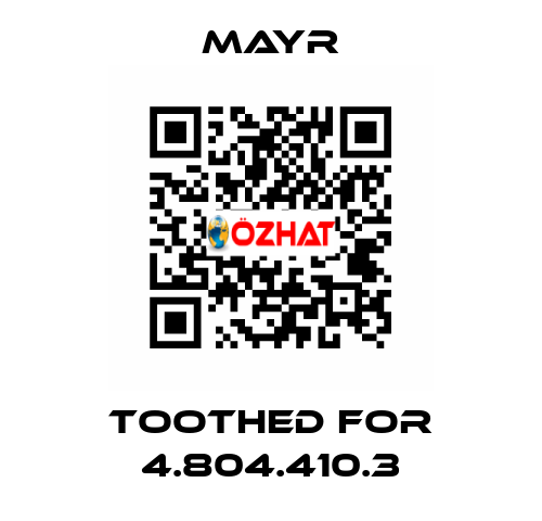 toothed for 4.804.410.3 Mayr