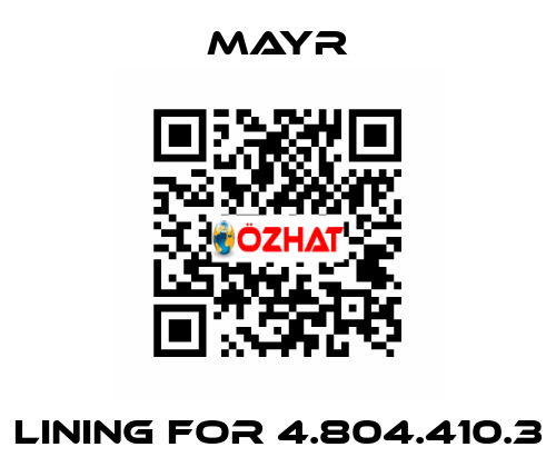 lining for 4.804.410.3 Mayr