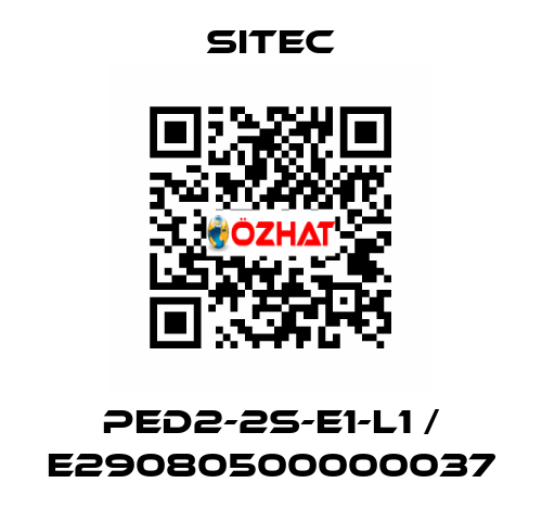 PED2-2S-E1-L1 / E29080500000037 SITEC