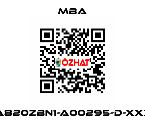 MBA820ZBN1-A00295-D-XXXXX MBA