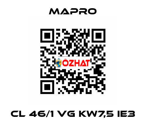 CL 46/1 VG kW7,5 IE3 Mapro