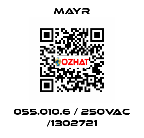 055.010.6 / 250VAC /1302721 Mayr