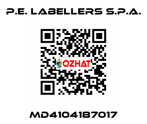 MD4104187017 P.E. Labellers S.p.a.