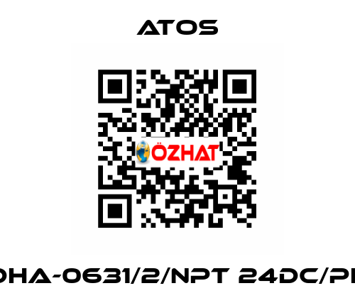 DHA-0631/2/NPT 24DC/PE Atos