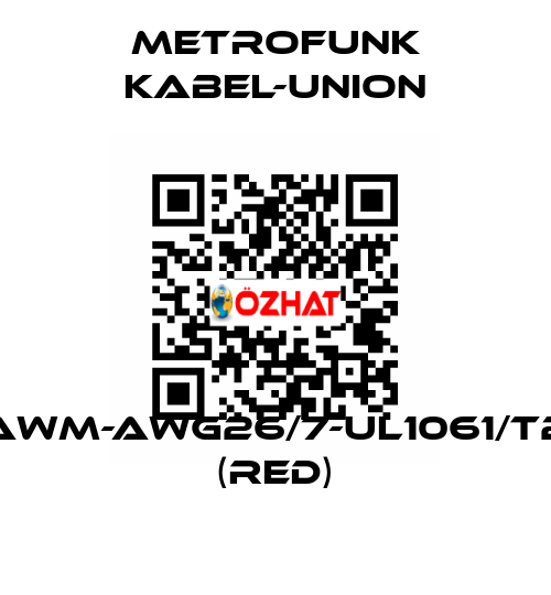 AWM-AWG26/7-UL1061/T2 (red) METROFUNK KABEL-UNION