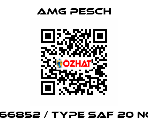 166852 / type SAF 20 NC AMG Pesch
