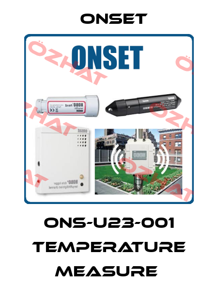 ONS-U23-001 Temperature Measure  Onset