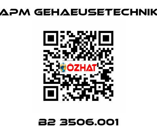 B2 3506.001 APM GEHAEUSETECHNIK