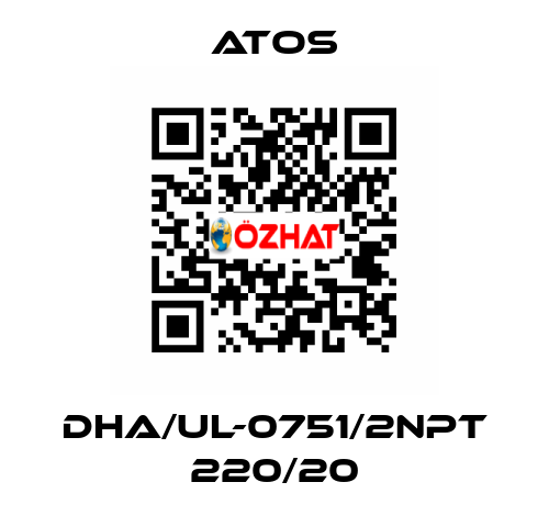 DHA/UL-0751/2NPT 220/20 Atos