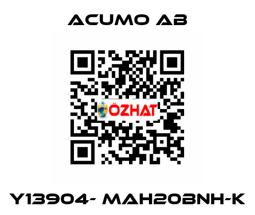 Y13904- MAH20BNH-K Acumo AB