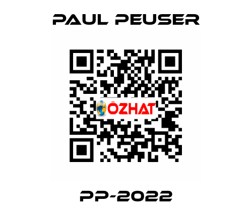PP-2022 PAUL PEUSER