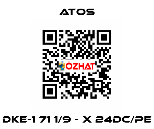 DKE-1 71 1/9 - X 24DC/PE Atos