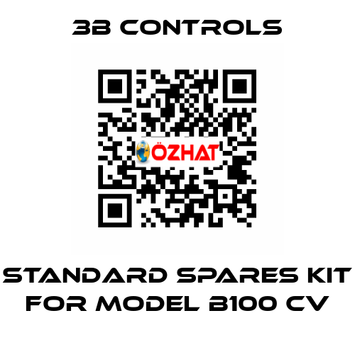 Standard Spares Kit for model B100 CV 3B Controls