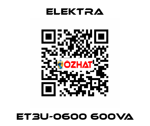 ET3U-0600 600VA ELEKTRA
