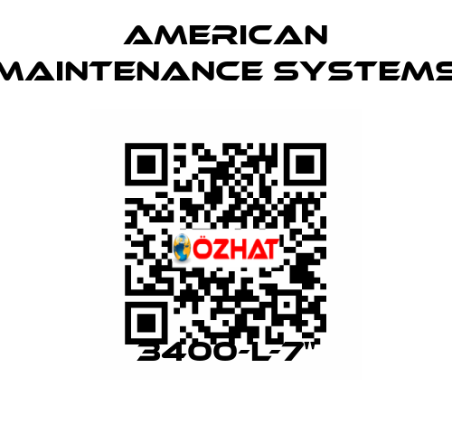 3400-L-7" American Maintenance Systems