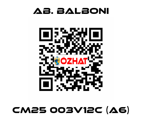 CM25 003V12c (A6) AB. BALBONI