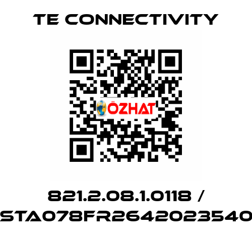 821.2.08.1.0118 / BSTA078FR26420235400 TE Connectivity