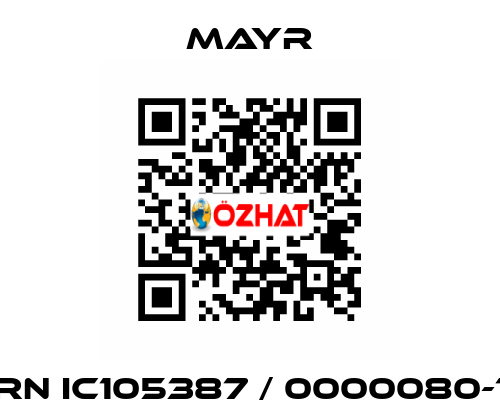 RN IC105387 / 0000080-1 Mayr
