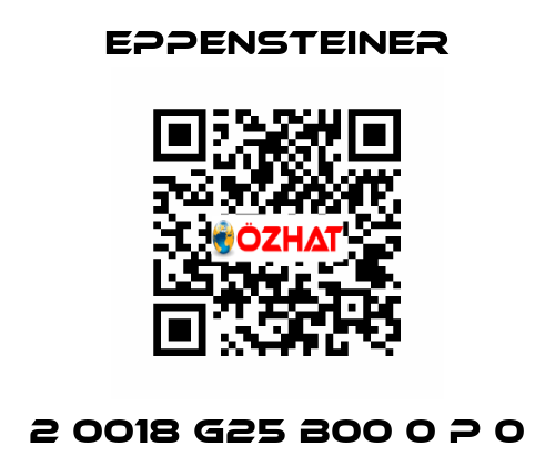 2 0018 G25 B00 0 P 0 Eppensteiner