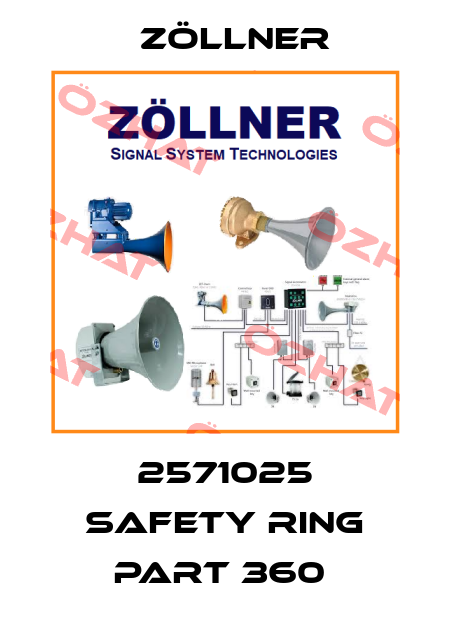 2571025 SAFETY RING PART 360  Zöllner