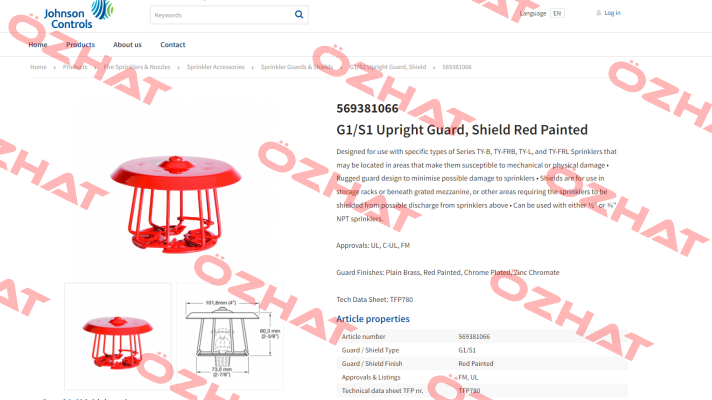 569381066 Johnson Controls