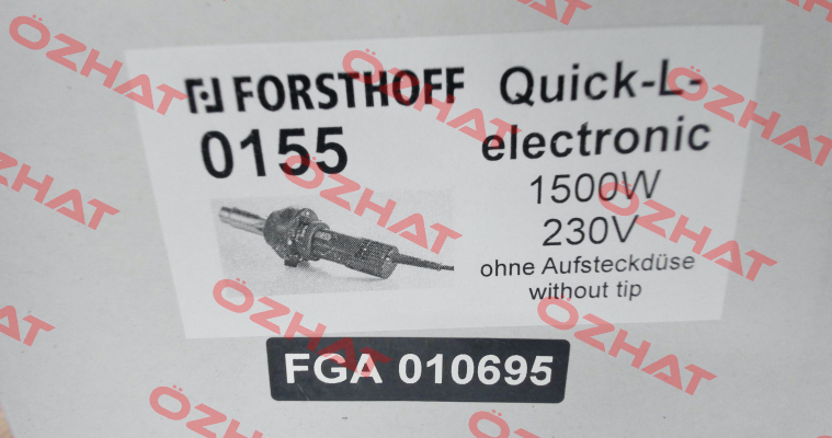 0155 / Quick-L-Electronic 230 V Forsthoff