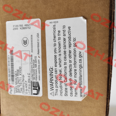 F120-7BSM201- M446-QC1 United Electric Controls