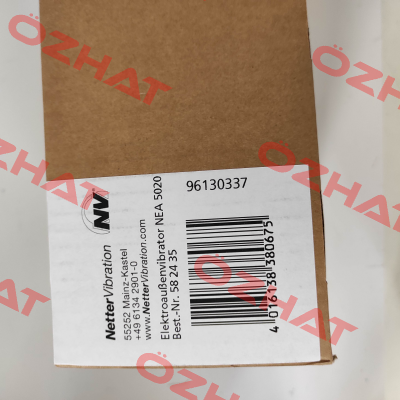 P/N: 03101000, Type: NEA 5020 03101000 NetterVibration