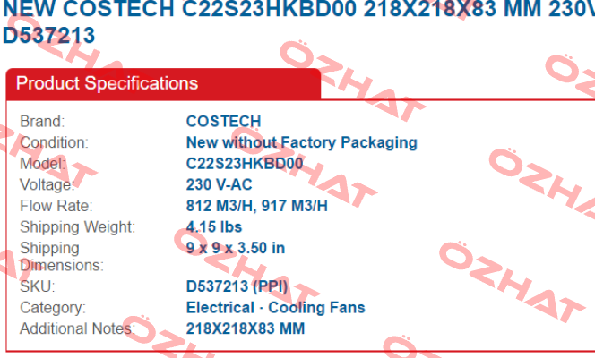 C22s23hkbd00  Costech