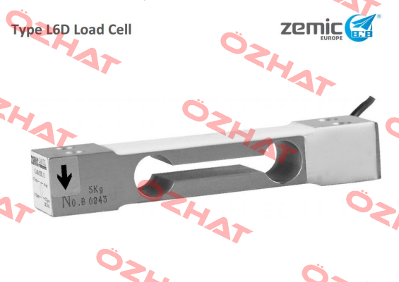 Order No. 1060240, Typ L6D-C3-8kg-0.4B, Y= 10000  ZEMIC