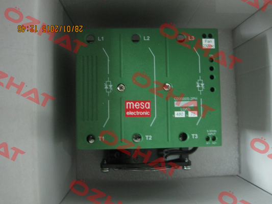 CD3000S 2PH/25A/-/480V/NO/SSR/ZC/NF/EM  old code / new code DS202540SZ000020 -  UNITA SCR CD3000S 2PH/25A/480V/NO/SSR/ZC/NF/-/-/0/EM CD AUTOMATION