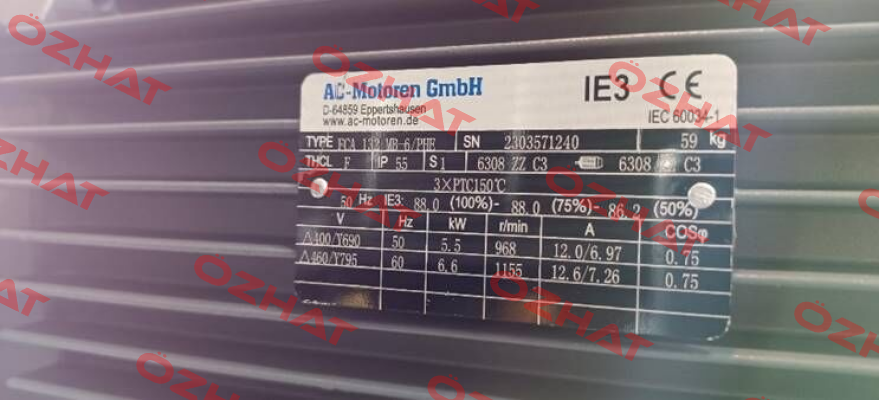 FCA 132 MB-6/PHE AC Motoren