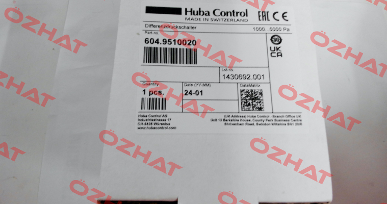604.9510020 Huba Control