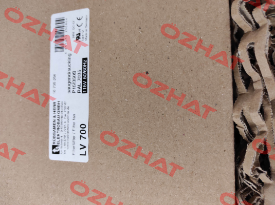 LV 700 Light gray RAL 7035 - 230V AC blowing Rübsamen & Herr