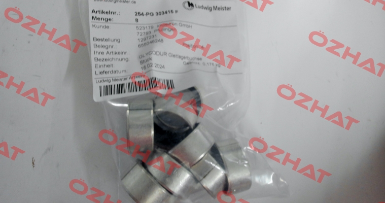 F16005101 - 254PG 303415 3 F Glycodur