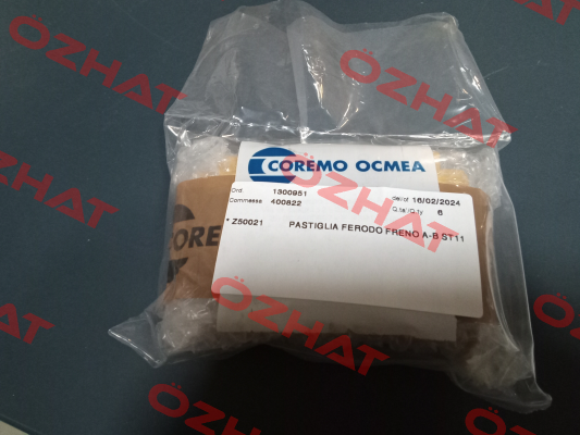Z50021 Coremo Ocmea S.p.A.